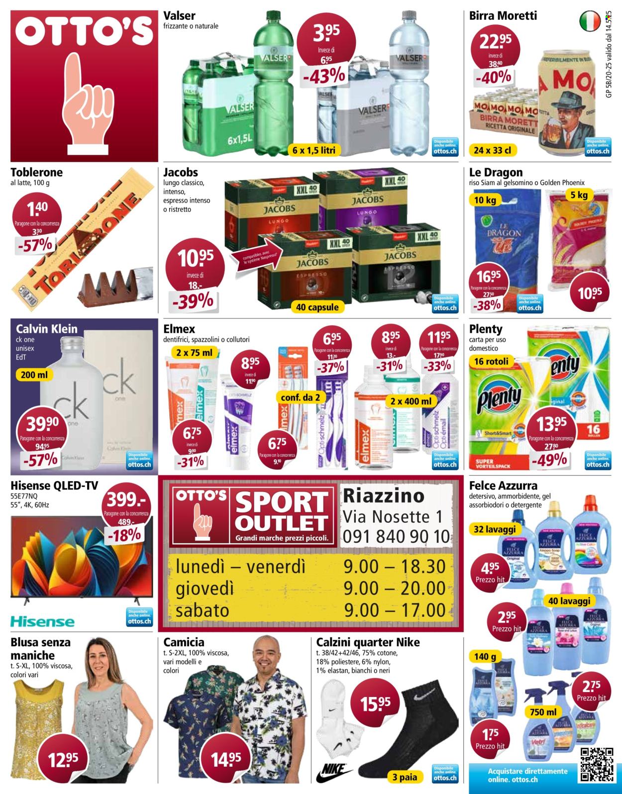 Volantino Otto's - 14.5.2025 - 20.5.2025. Pagina 1.
