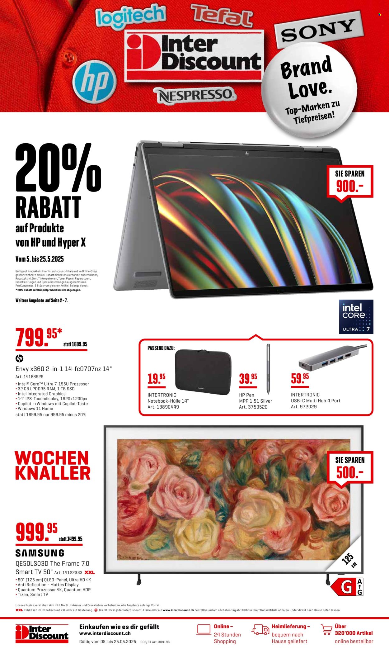 Volantino Interdiscount - 5.5.2025 - 25.5.2025. Pagina 1.