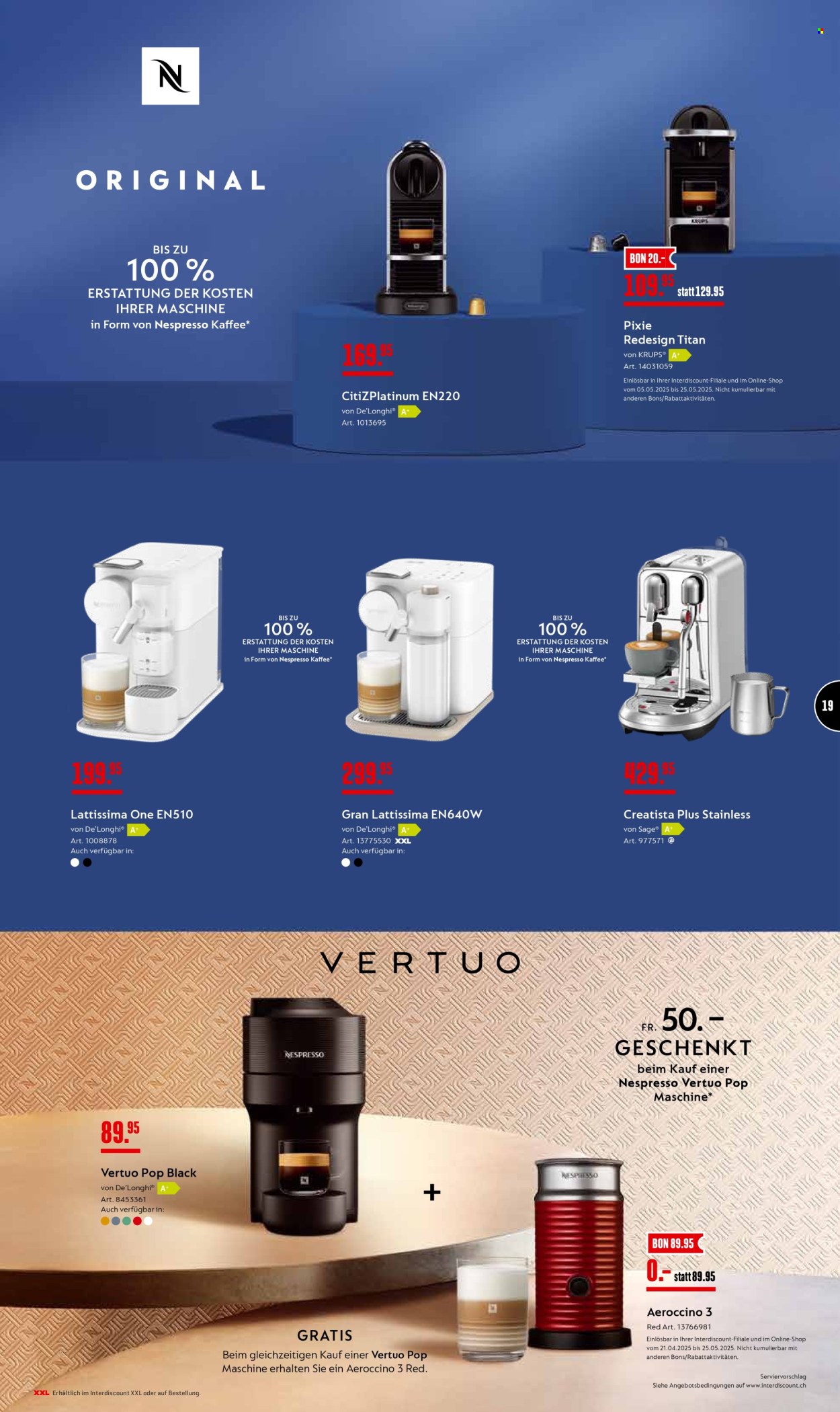 Volantino Interdiscount - 5.5.2025 - 25.5.2025. Pagina 19.