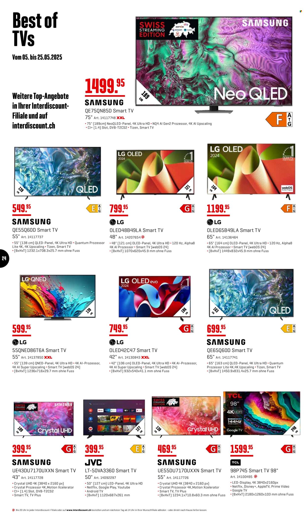 Volantino Interdiscount - 5.5.2025 - 25.5.2025. Pagina 24.
