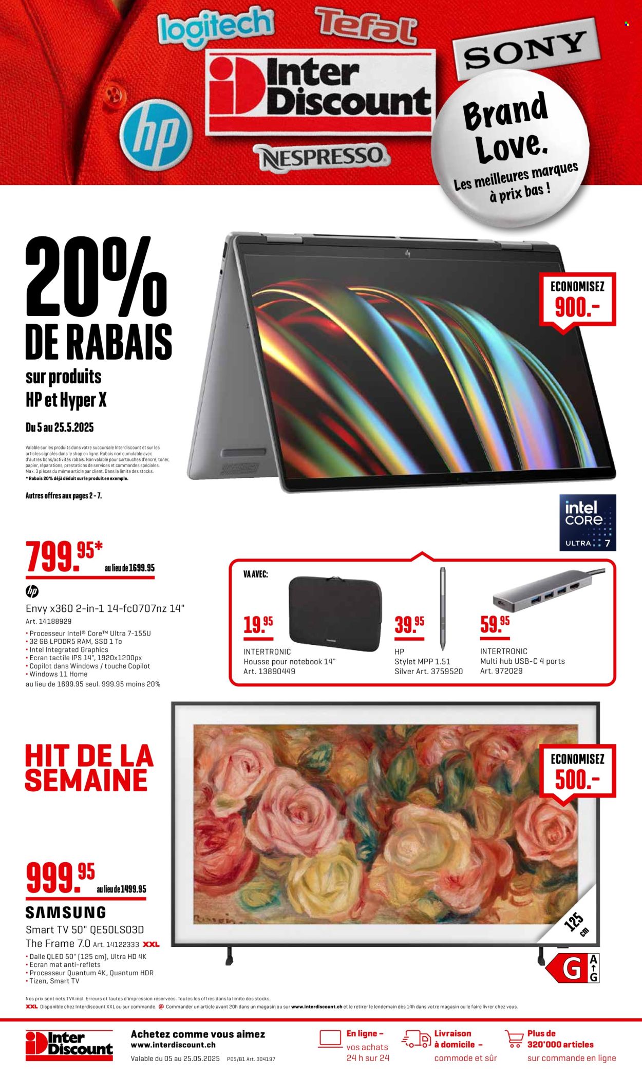 Volantino Interdiscount - 5.5.2025 - 25.5.2025. Pagina 1.
