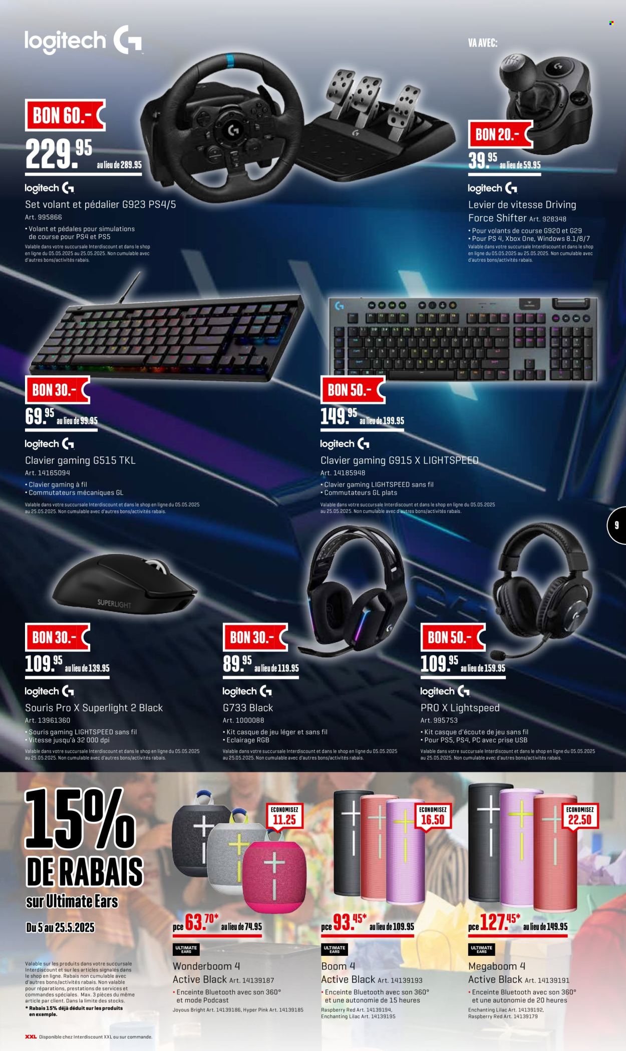 Volantino Interdiscount - 5.5.2025 - 25.5.2025. Pagina 9.