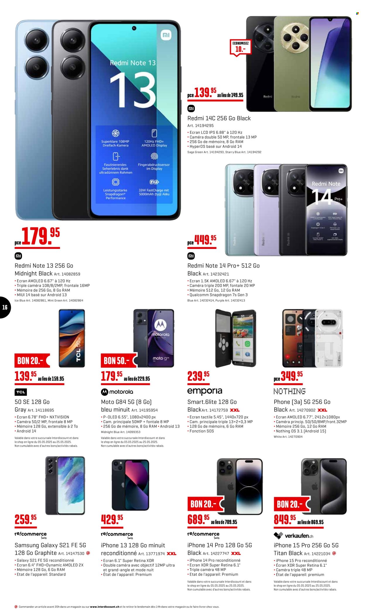 Volantino Interdiscount - 5.5.2025 - 25.5.2025. Pagina 16.