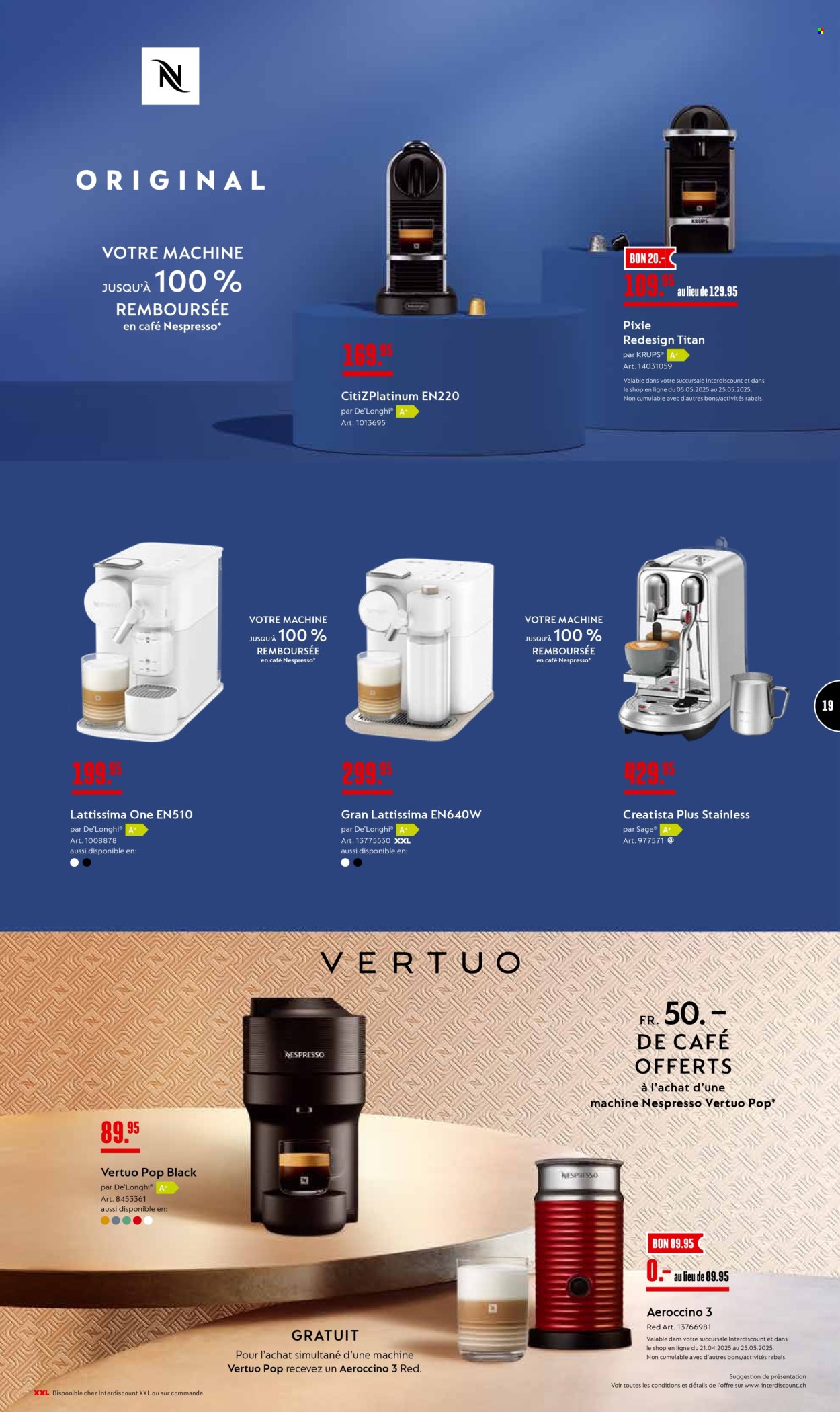 Volantino Interdiscount - 5.5.2025 - 25.5.2025. Pagina 19.