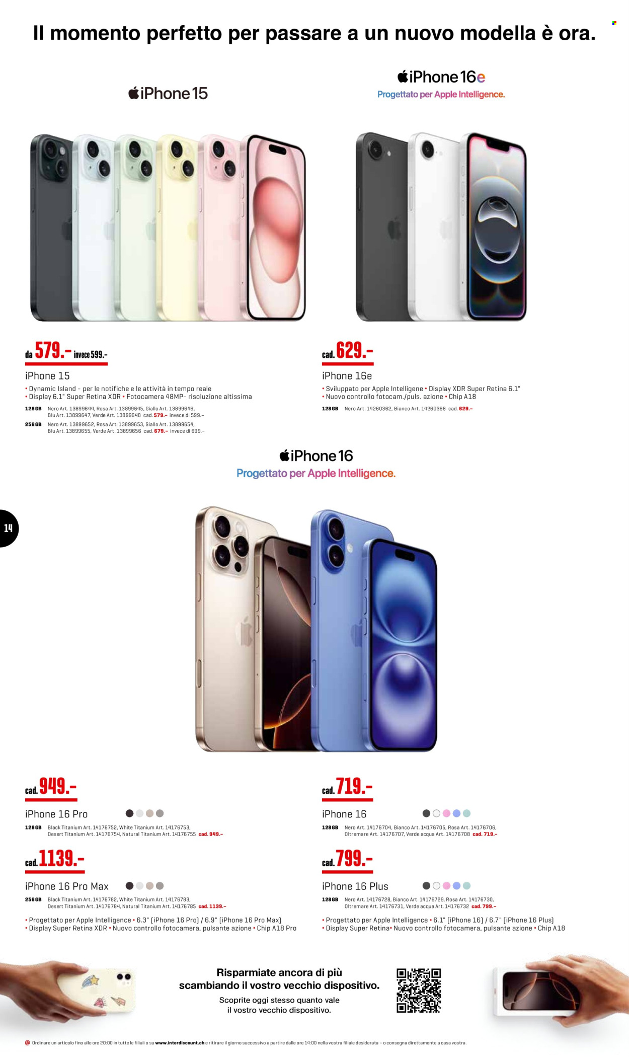 Volantino Interdiscount - 5.5.2025 - 25.5.2025. Pagina 14.