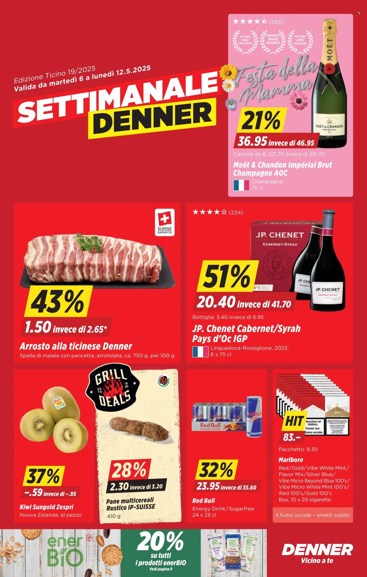 Volantino Denner - 6.5.2025 - 12.5.2025. Pagina 1.