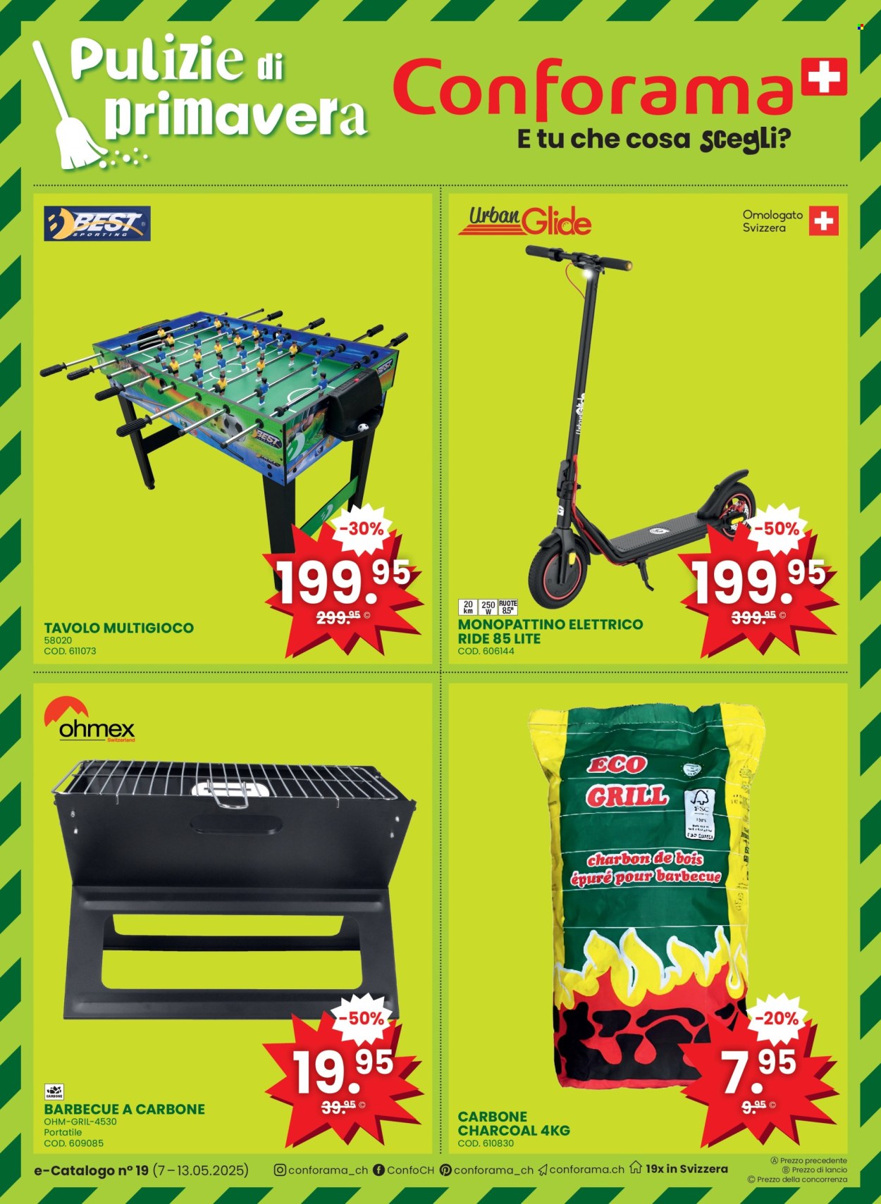 Volantino Conforama - 7.5.2025 - 13.5.2025. Pagina 1.