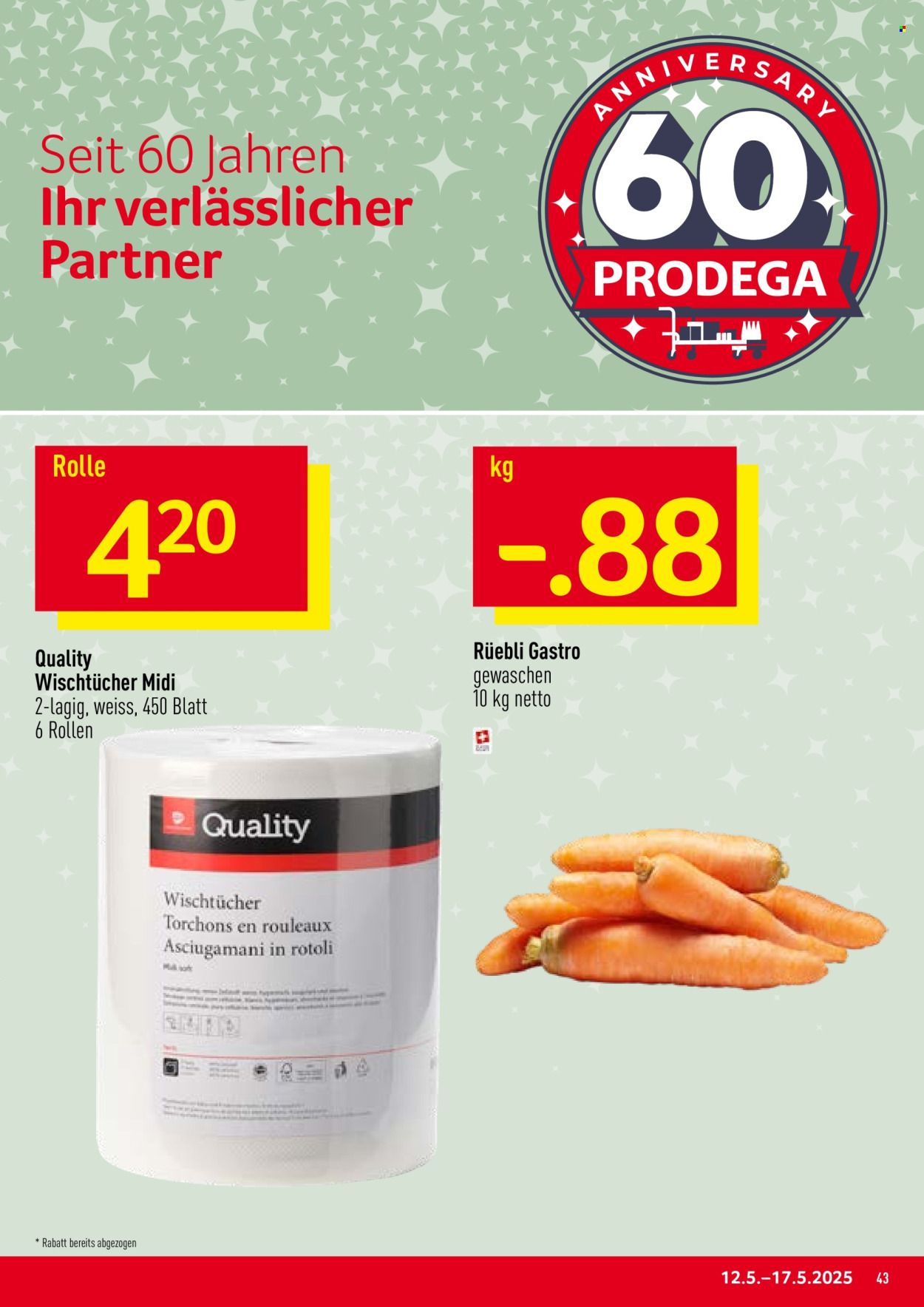 Volantino Prodega - 12.5.2025 - 17.5.2025. Pagina 43.