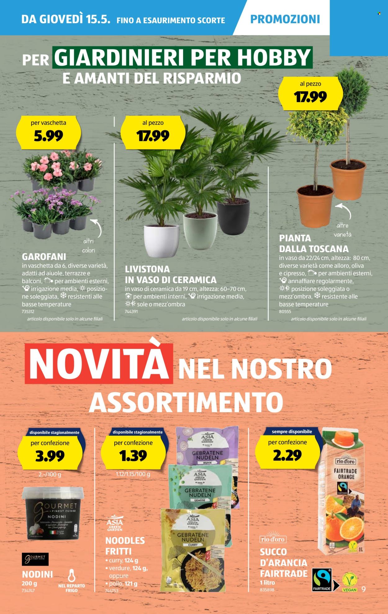 Volantino Aldi - 15.5.2025 - 21.5.2025. Pagina 9.