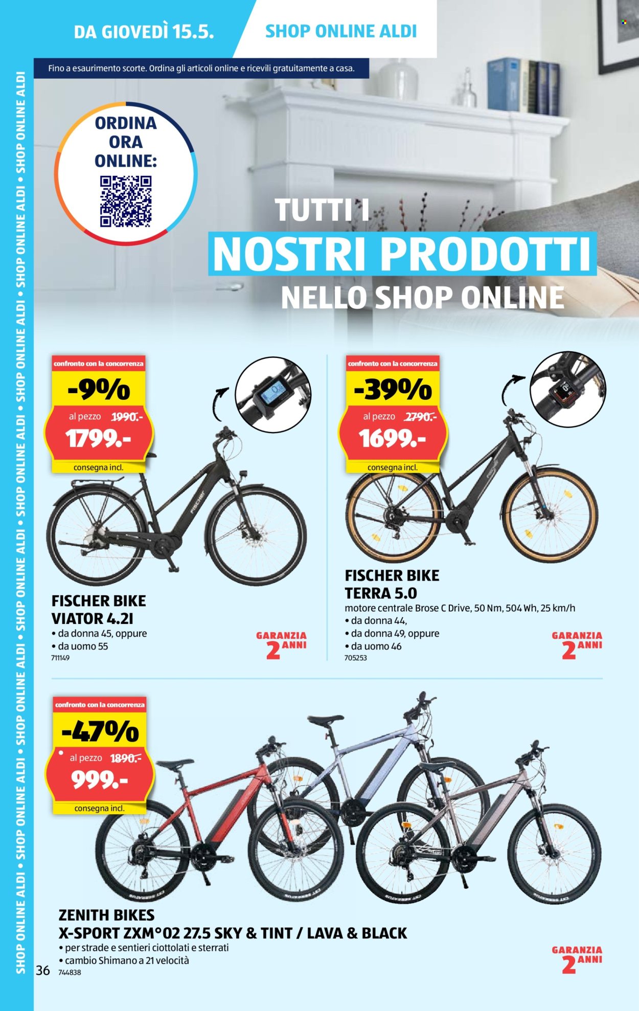 Volantino Aldi - 15.5.2025 - 21.5.2025. Pagina 36.