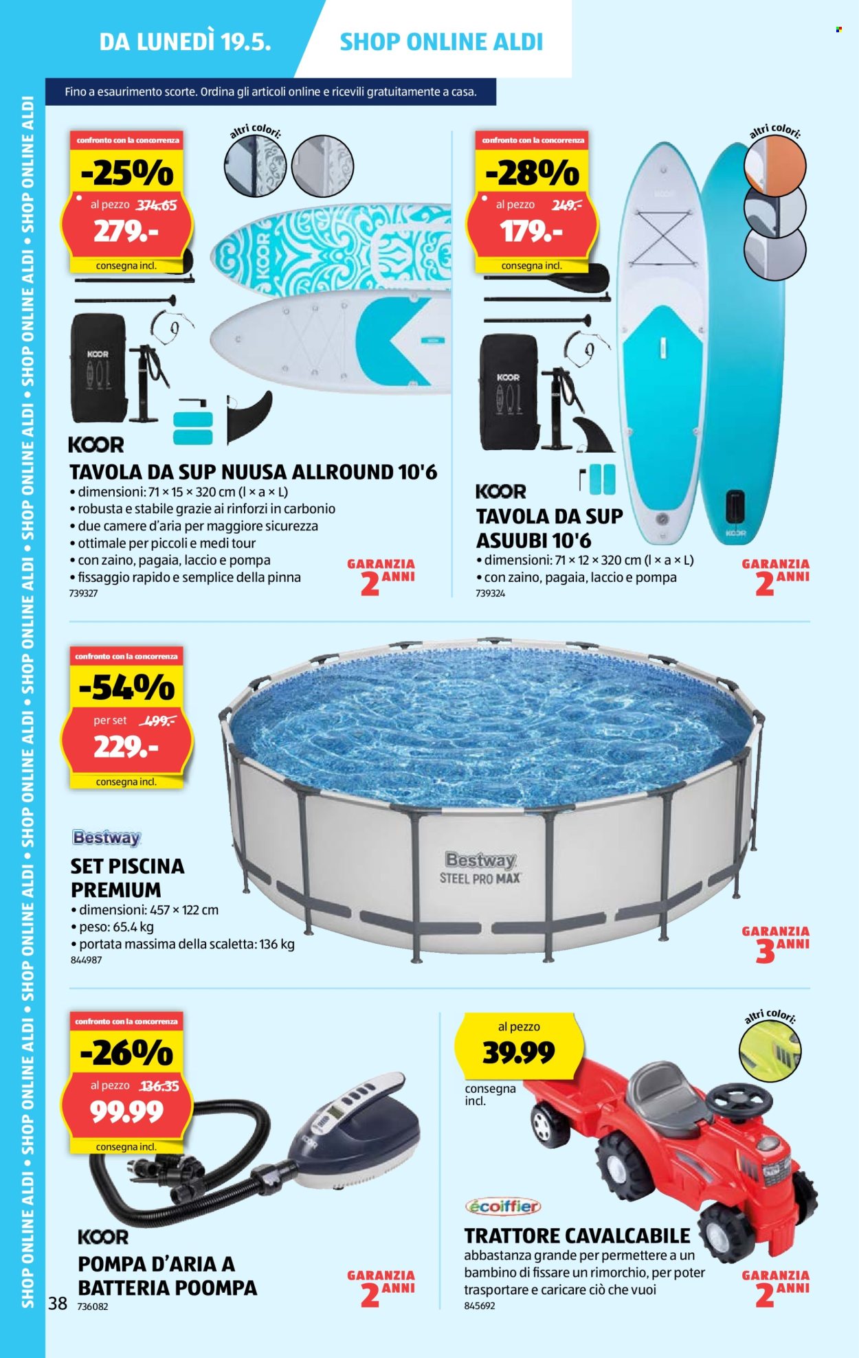 Volantino Aldi - 15.5.2025 - 21.5.2025. Pagina 38.
