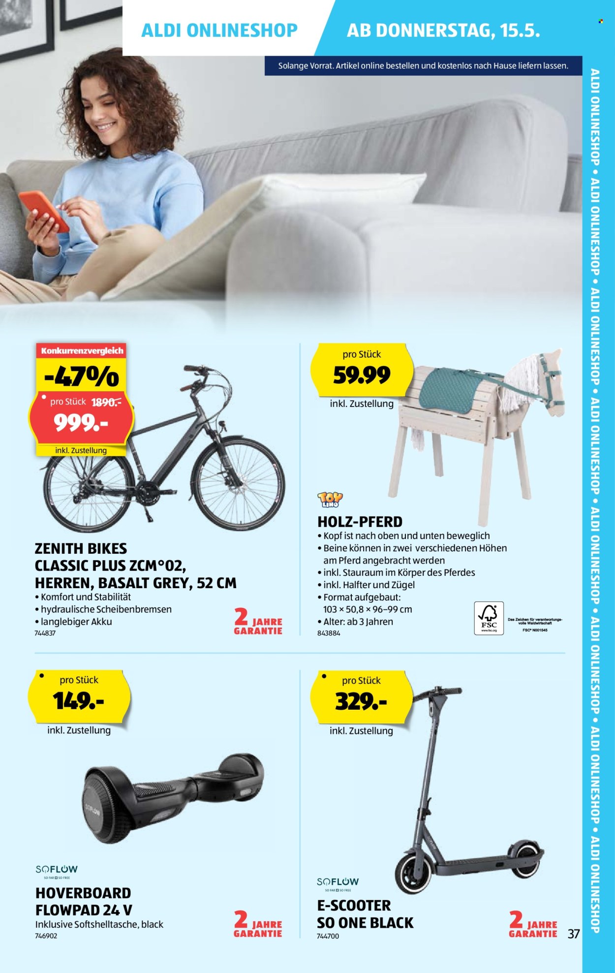 Volantino Aldi - 15.5.2025 - 21.5.2025. Pagina 37.