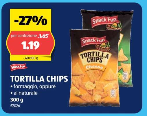 Snack Fun TORTILLA CHIPS