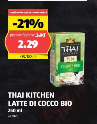 THAI KITCHEN LATTE DI COCCO BIO