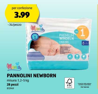PANNOLINI NEWBORN