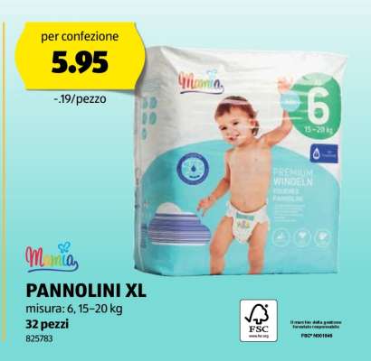 PANNOLINI XL