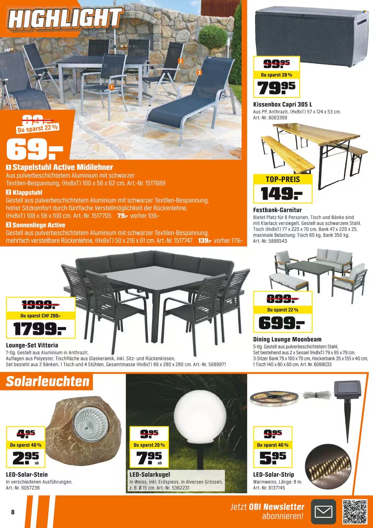 Volantino OBI - 11.5.2025 - 24.5.2025. Pagina 8.