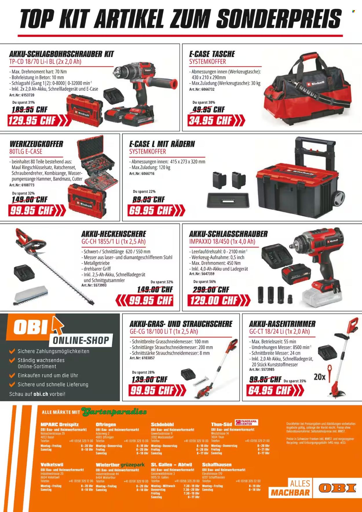 Volantino OBI - 11.5.2025 - 24.5.2025. Pagina 20.