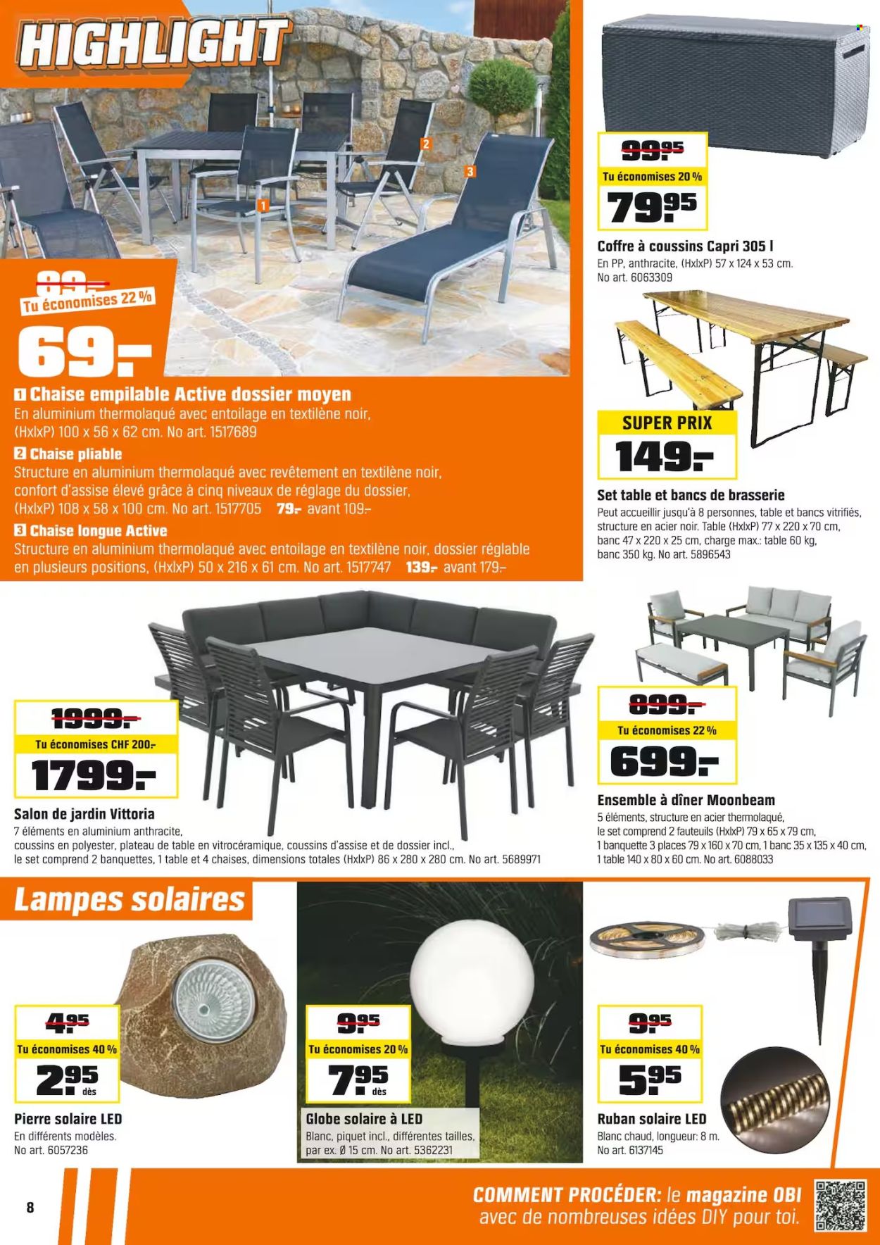 Volantino OBI - 11.5.2025 - 24.5.2025. Pagina 8.