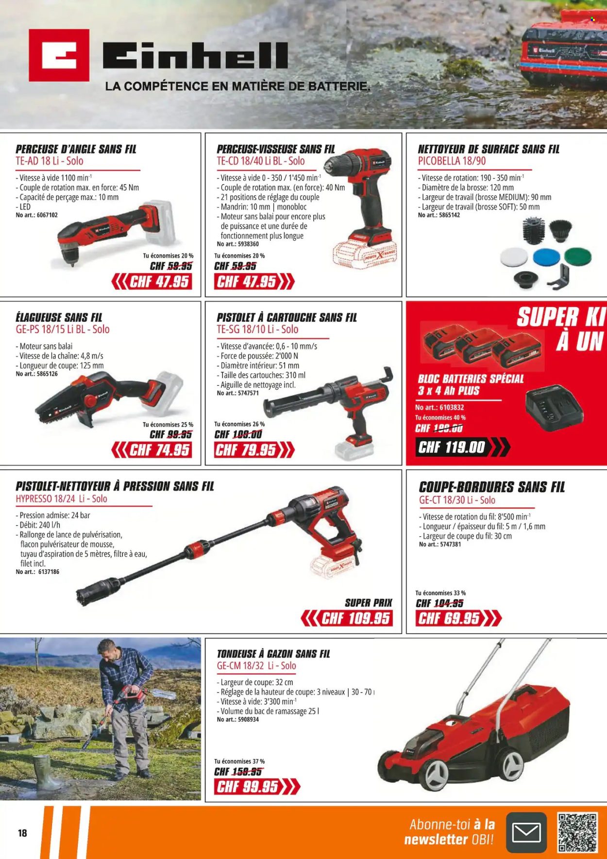 Volantino OBI - 11.5.2025 - 24.5.2025. Pagina 18.