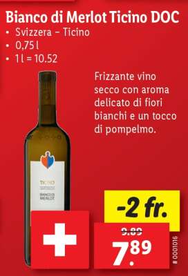 Bianco di Merlot Ticino DOC