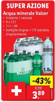 Acqua minerale Valser