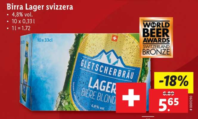 Birra Lager svizzera