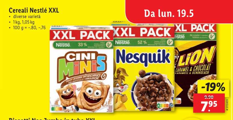 Cereali Nestlé XXL