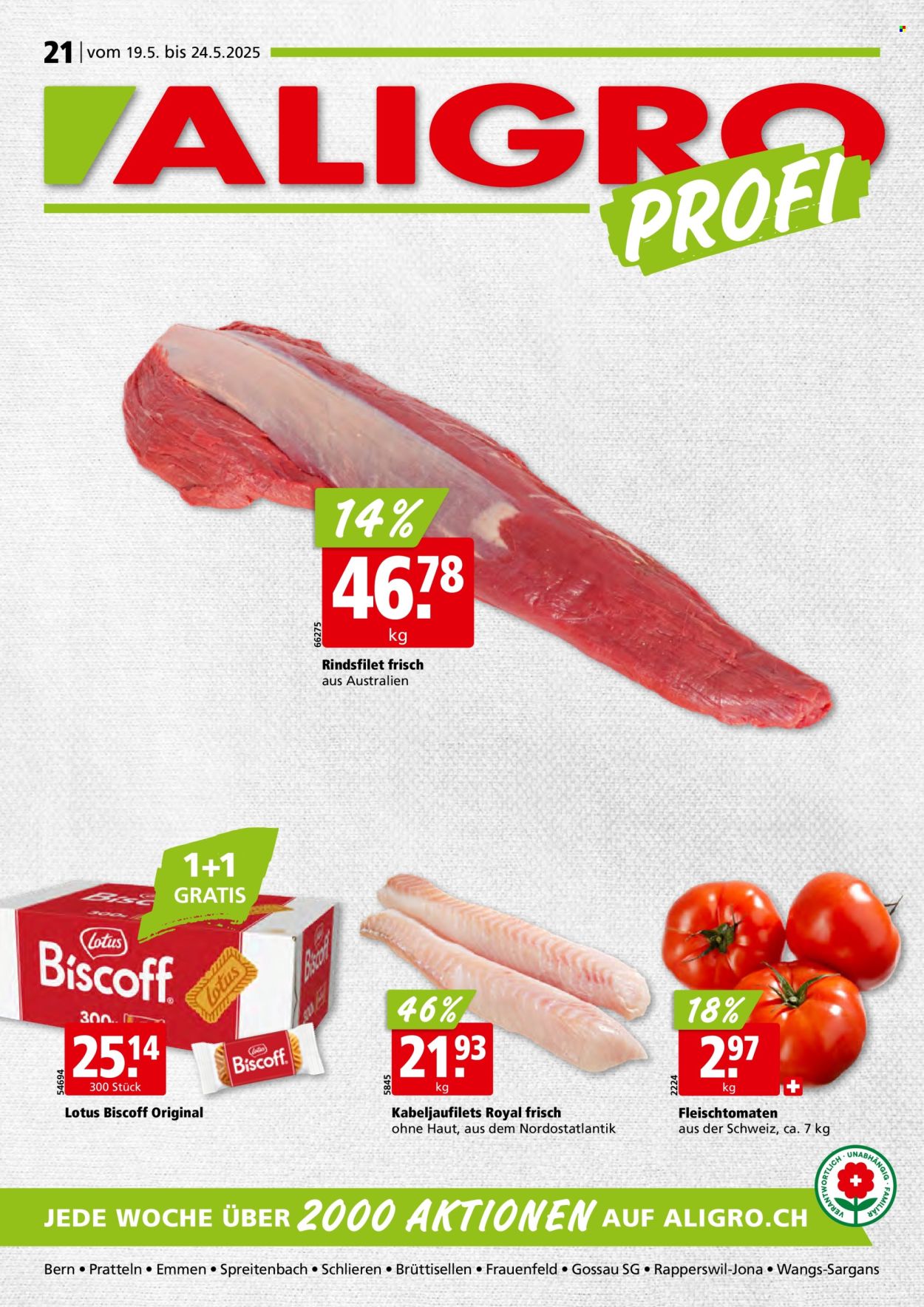 Volantino ALIGRO - 19.5.2025 - 24.5.2025. Pagina 1.