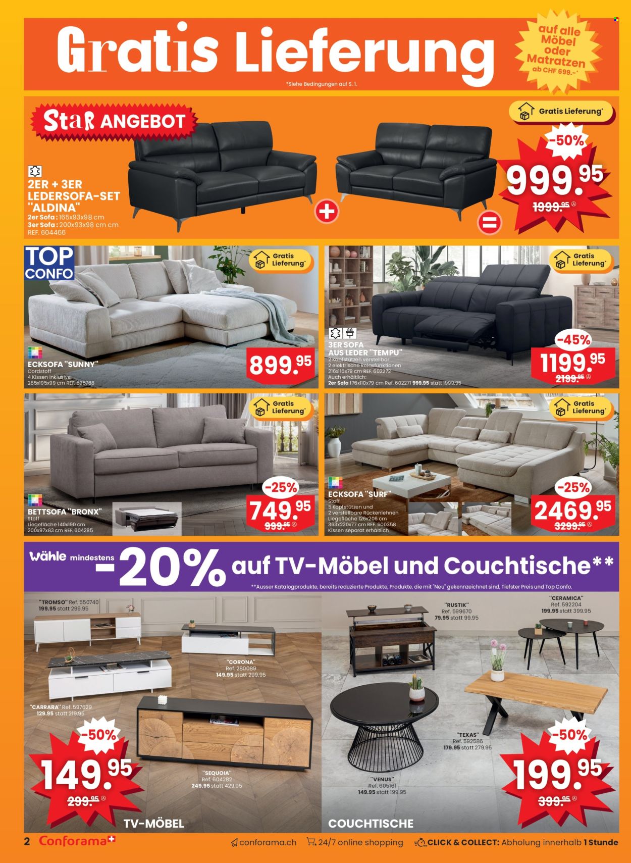 Volantino Conforama - 14.5.2025 - 27.5.2025. Pagina 2.