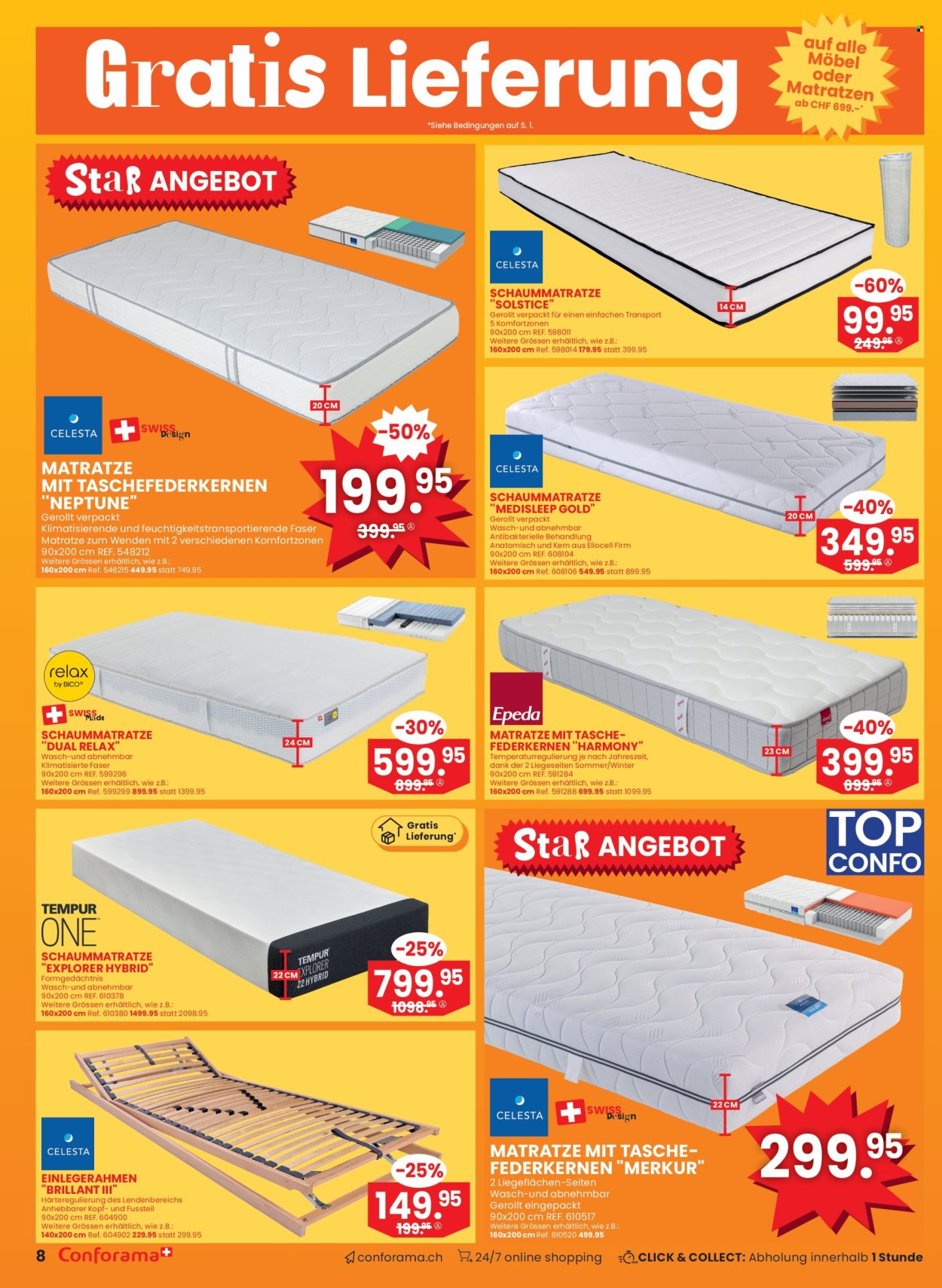 Volantino Conforama - 14.5.2025 - 27.5.2025. Pagina 8.