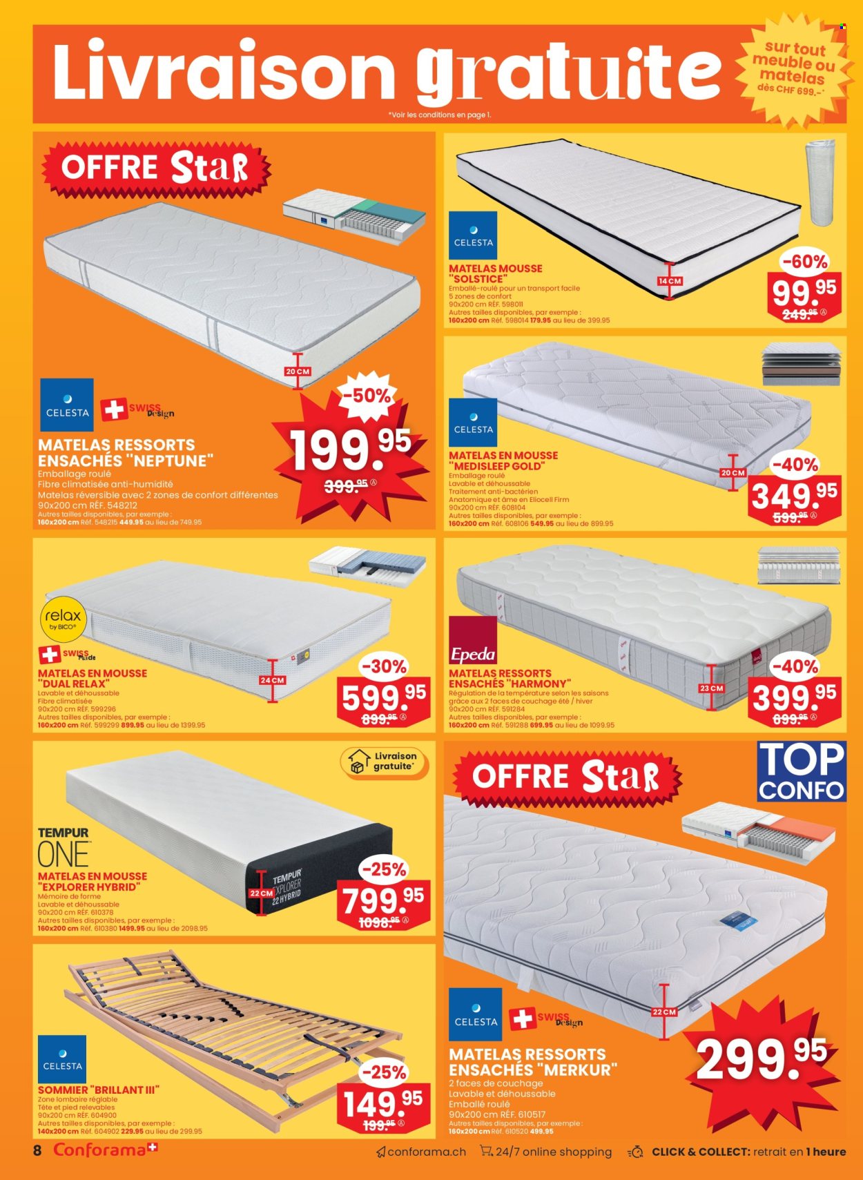 Volantino Conforama - 14.5.2025 - 27.5.2025. Pagina 8.