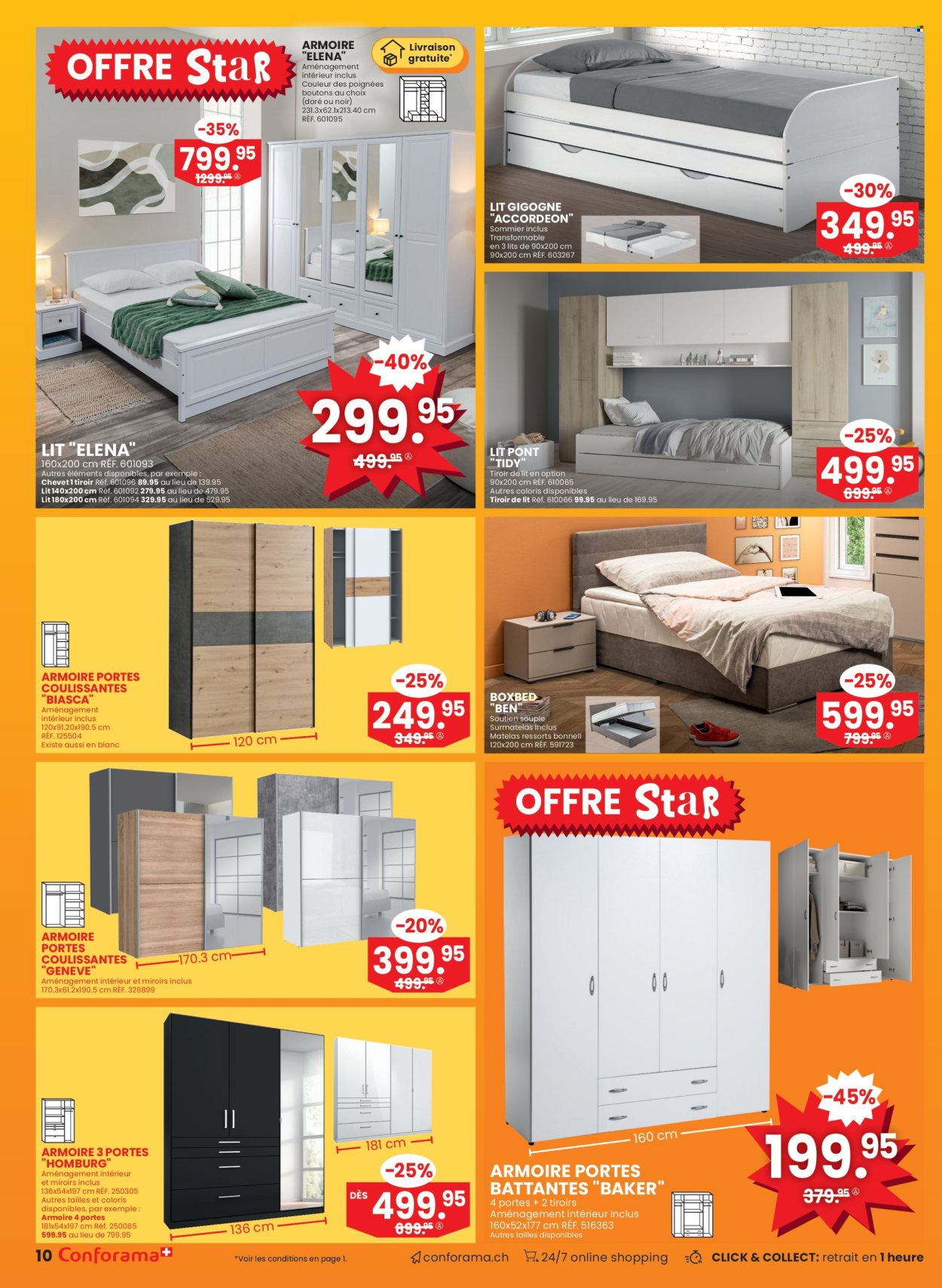 Volantino Conforama - 14.5.2025 - 27.5.2025. Pagina 10.
