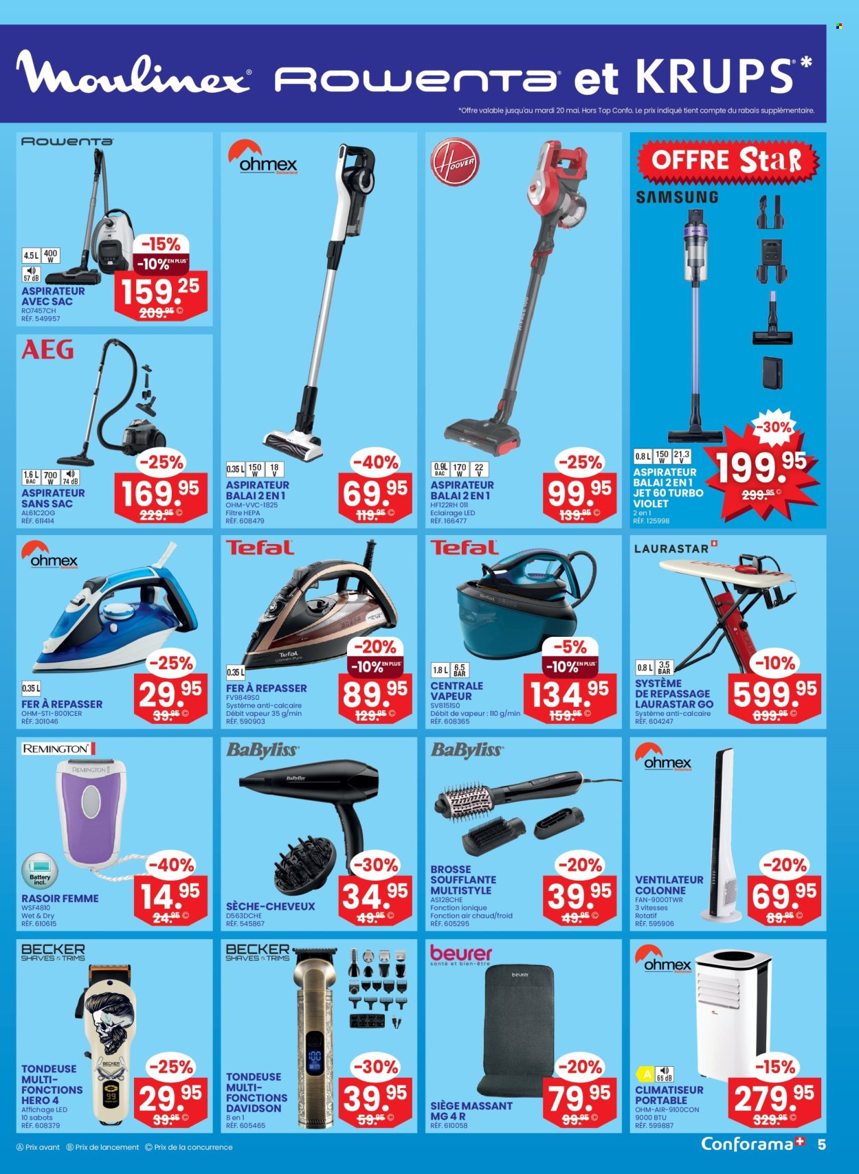 Volantino Conforama - 14.5.2025 - 27.5.2025. Pagina 16.