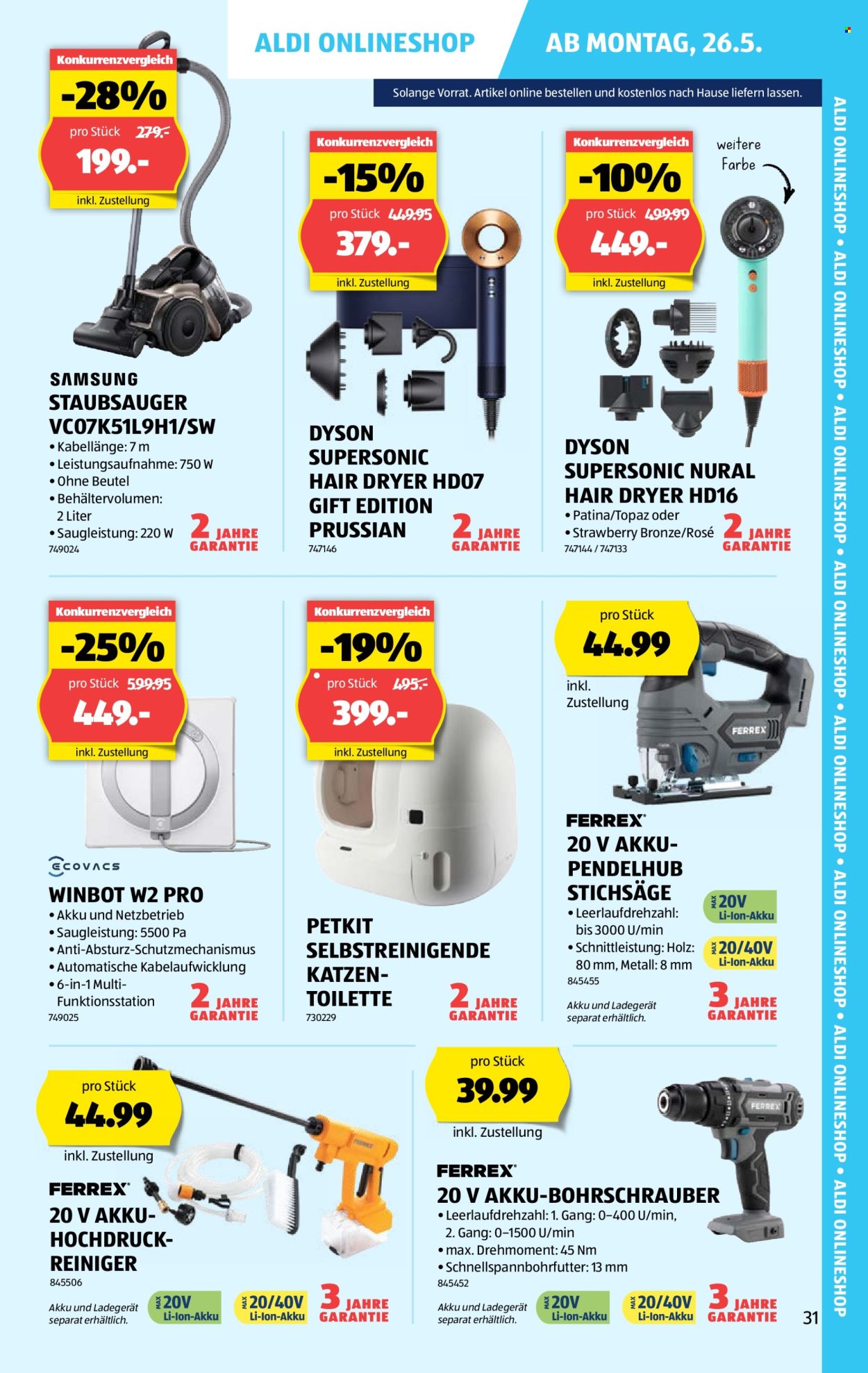 Volantino Aldi - 22.5.2025 - 27.5.2025. Pagina 31.