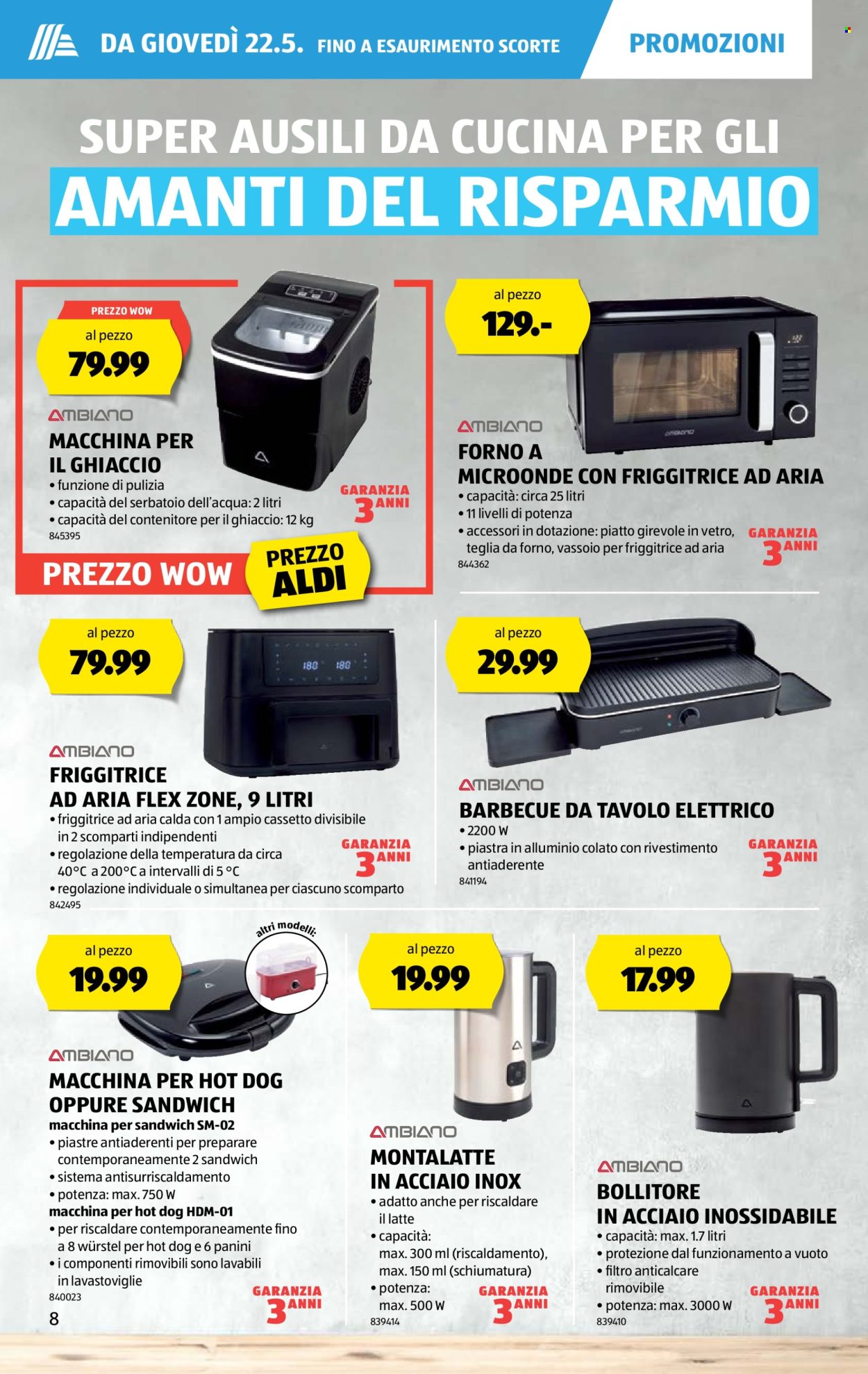 Volantino Aldi - 22.5.2025 - 27.5.2025. Pagina 8.