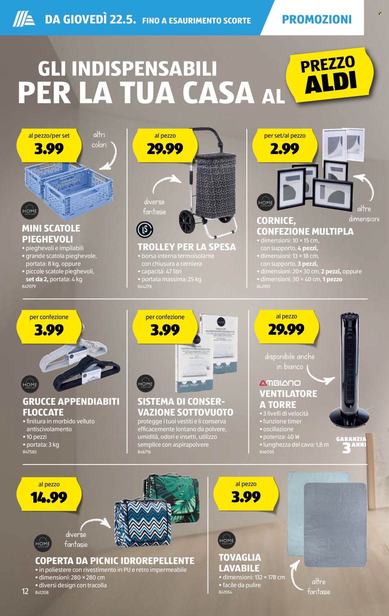 Volantino Aldi - 22.5.2025 - 27.5.2025. Pagina 12.