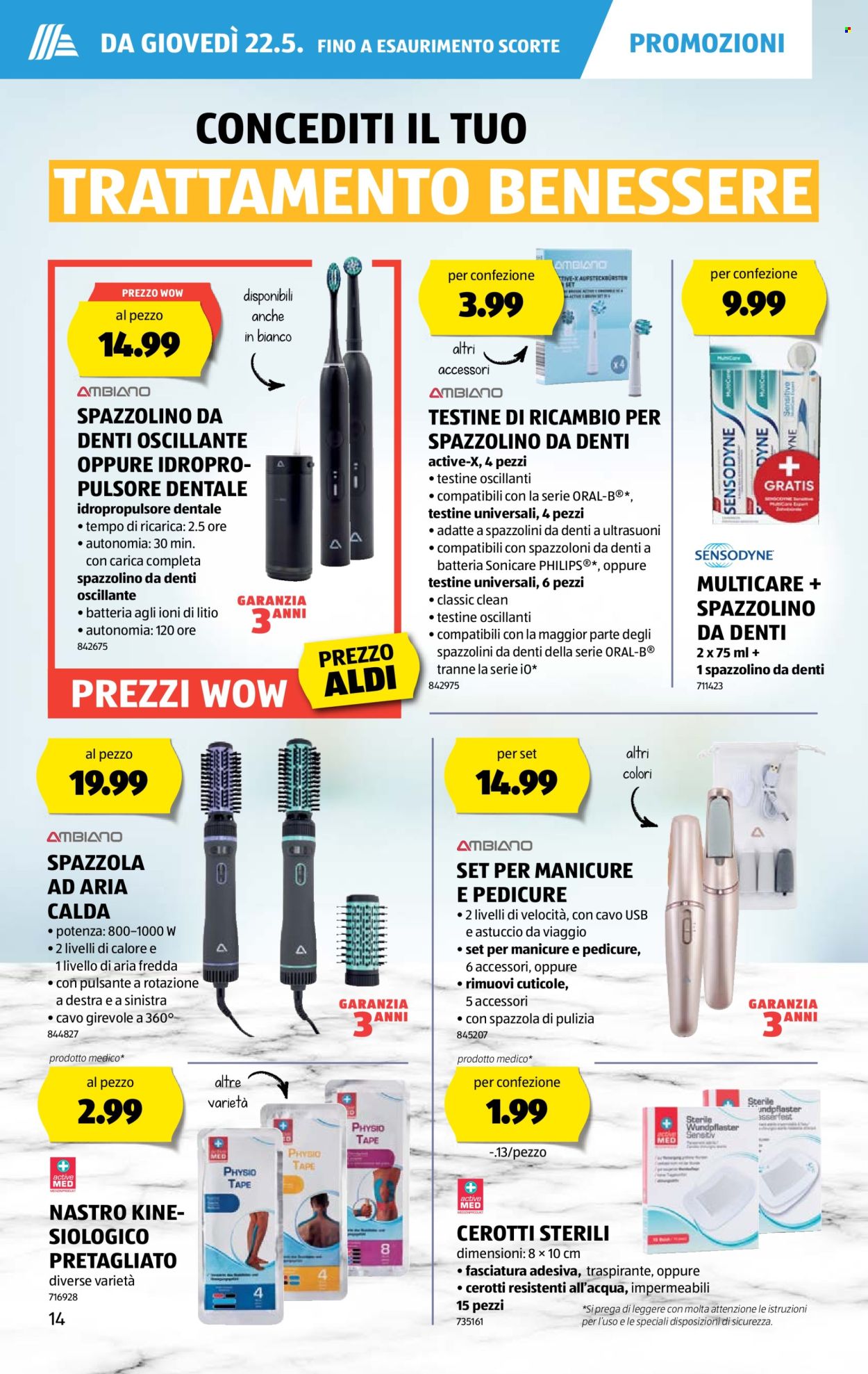 Volantino Aldi - 22.5.2025 - 27.5.2025. Pagina 14.