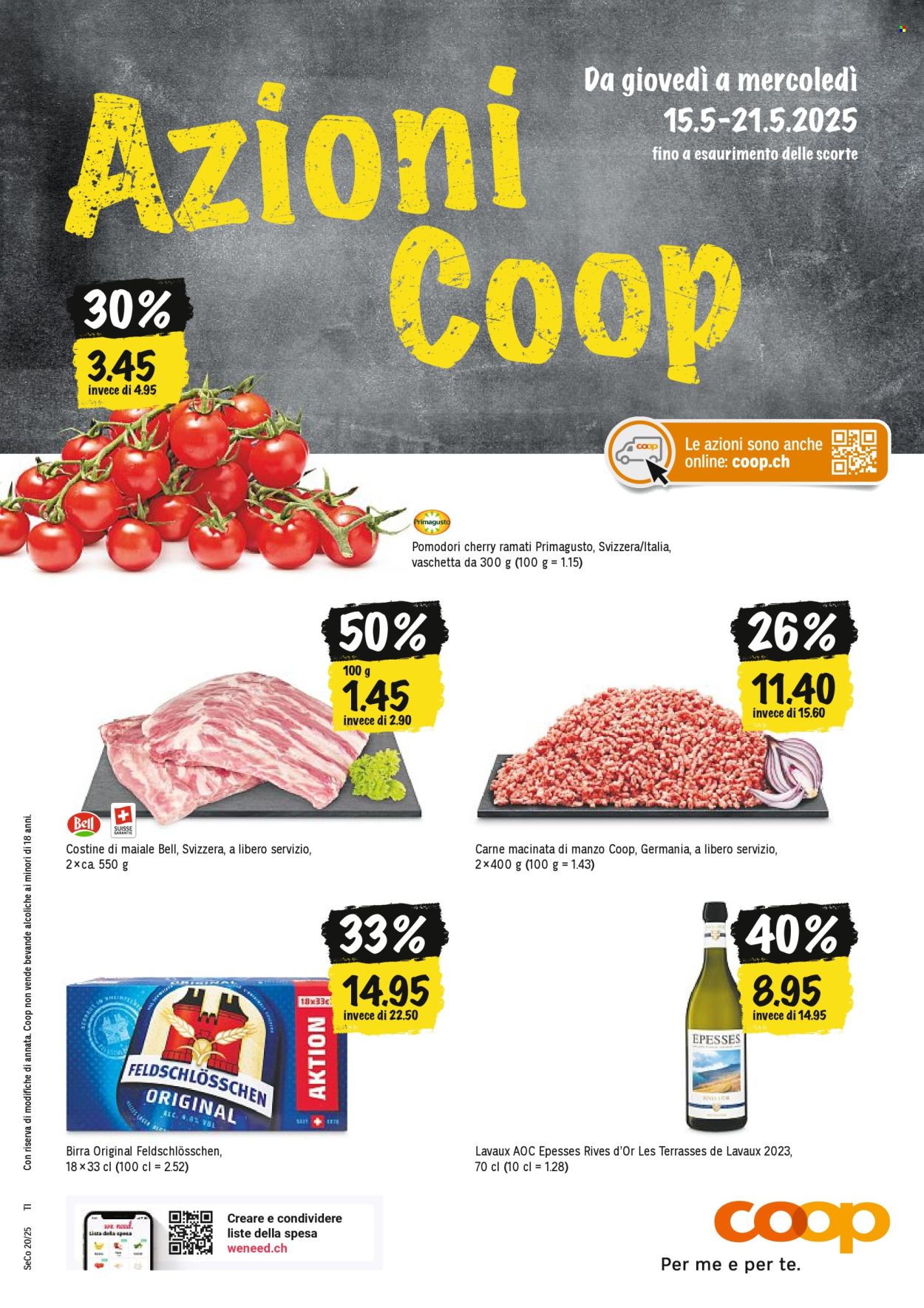 Volantino Coop - 15.5.2025 - 21.5.2025. Pagina 1.