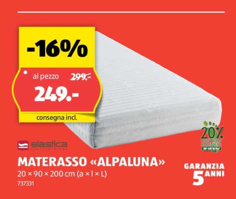 Materasso Alpaluna