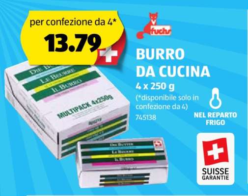 Burro da cucina