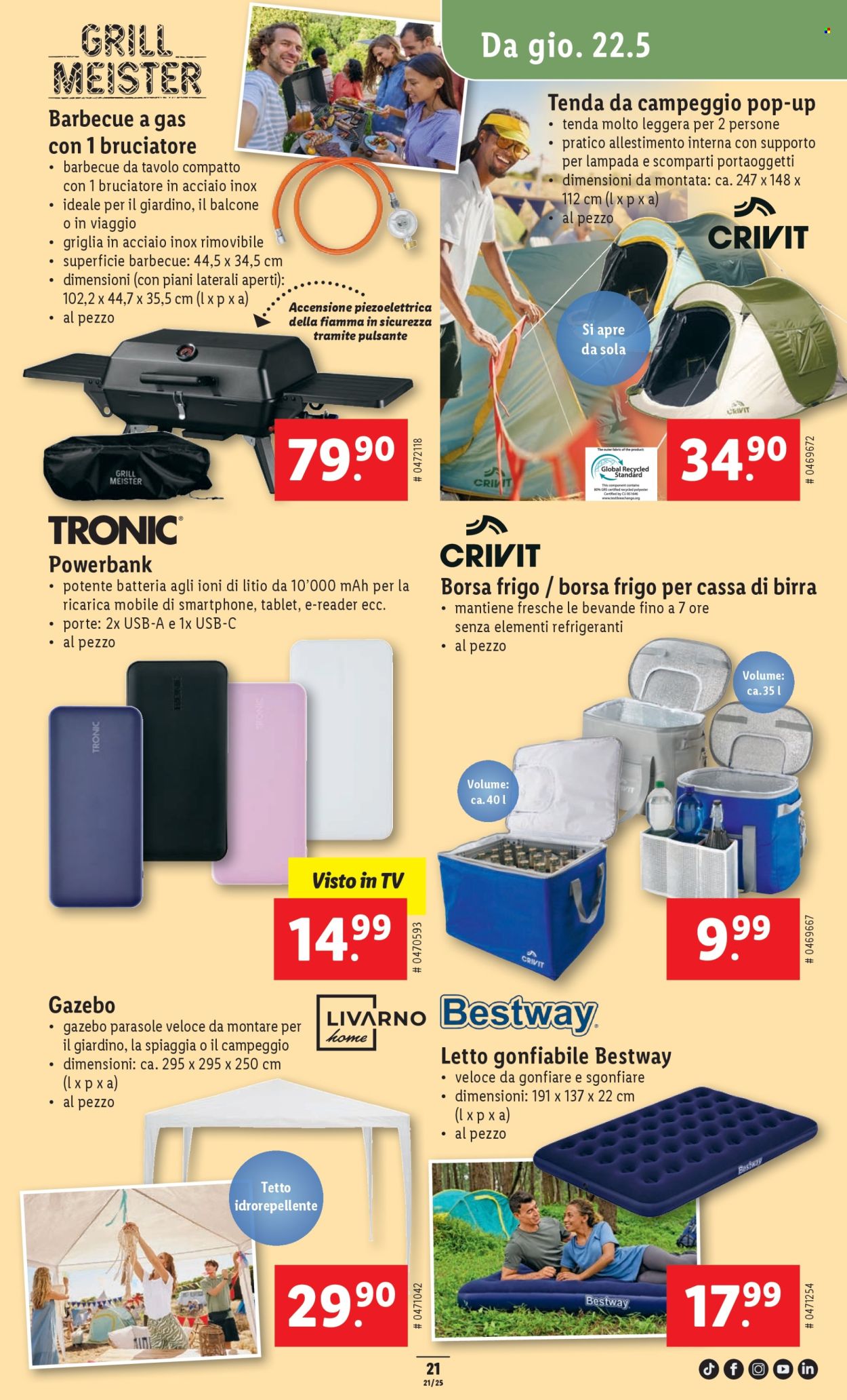 Volantino Lidl - 22.5.2025 - 27.5.2025. Pagina 25.