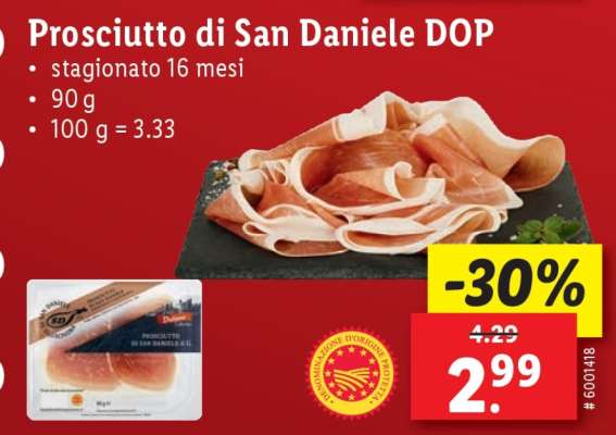 Prosciutto di San Daniele DOP
