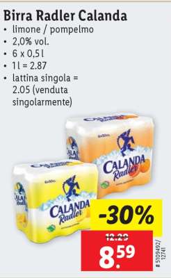 Birra Radler Calanda