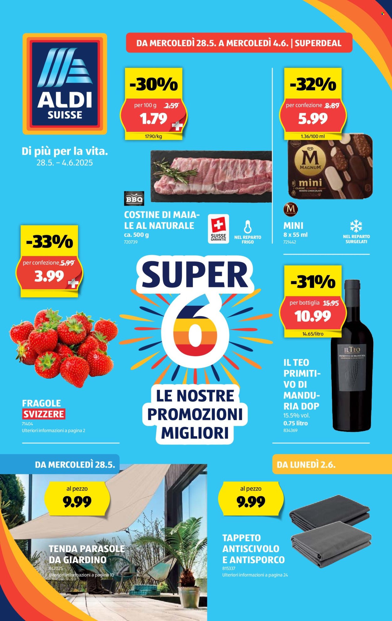 Volantino Aldi - 28.5.2025 - 4.6.2025. Pagina 1.