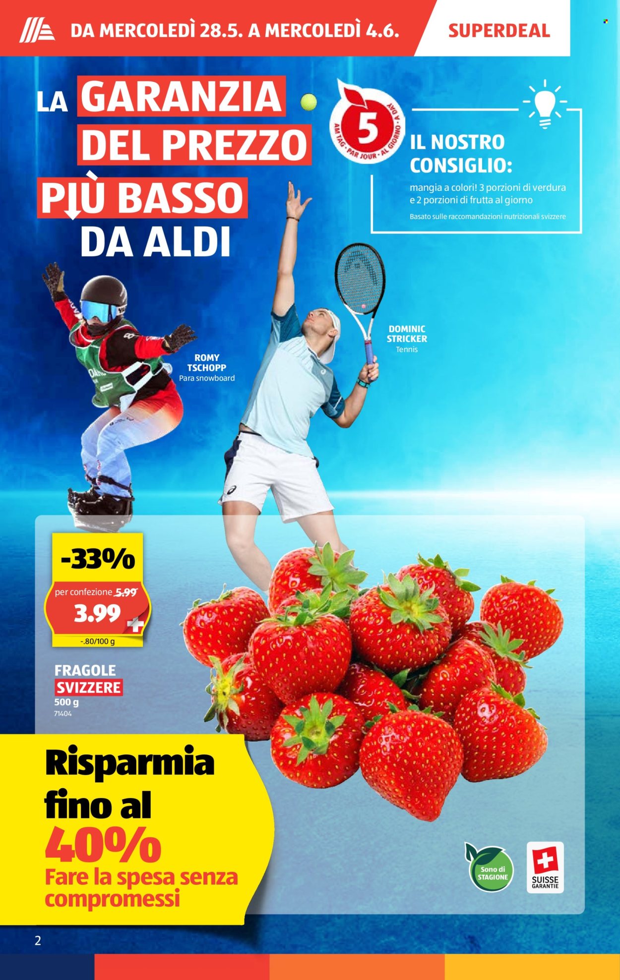 Volantino Aldi - 28.5.2025 - 4.6.2025. Pagina 2.