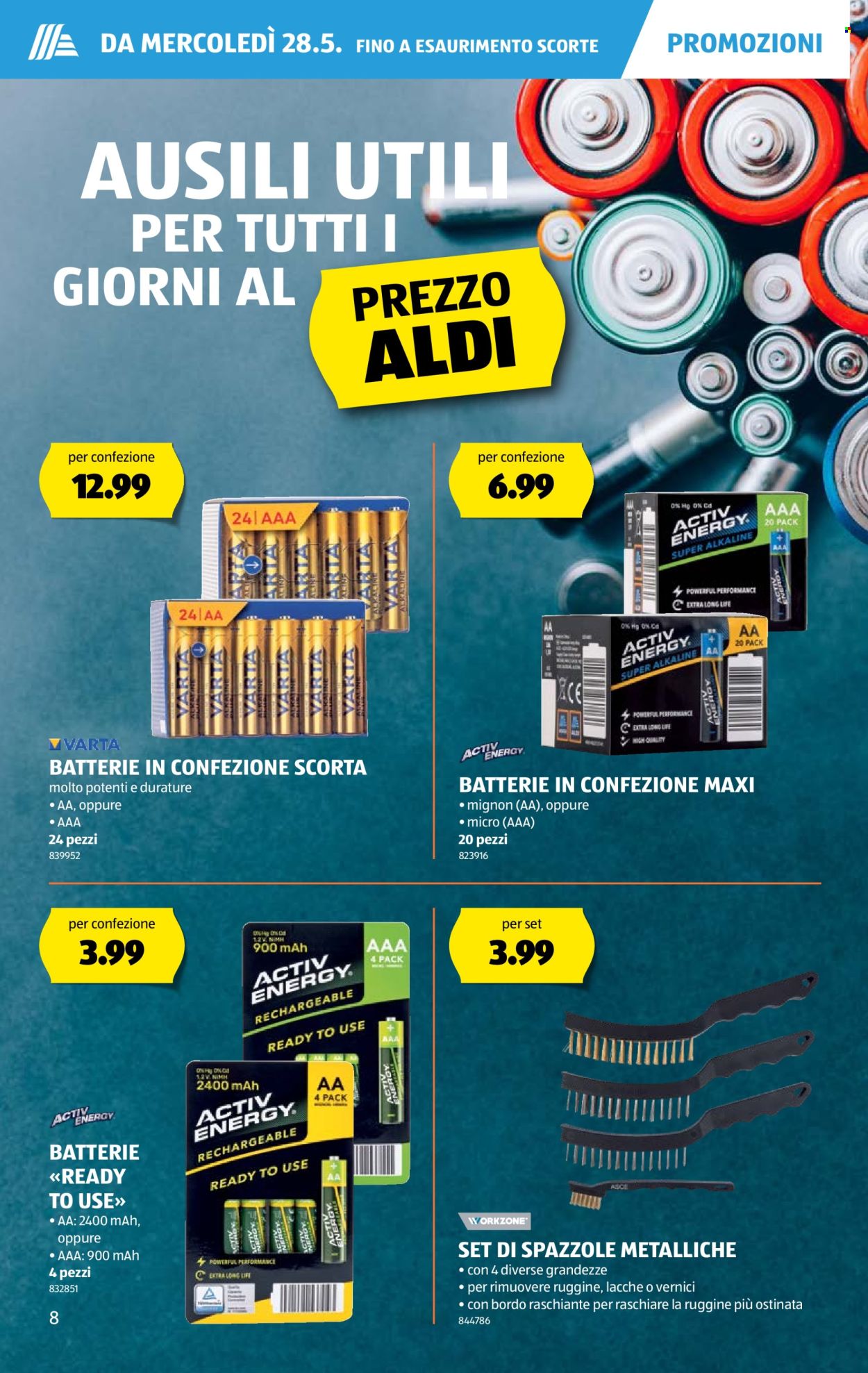 Volantino Aldi - 28.5.2025 - 4.6.2025. Pagina 8.