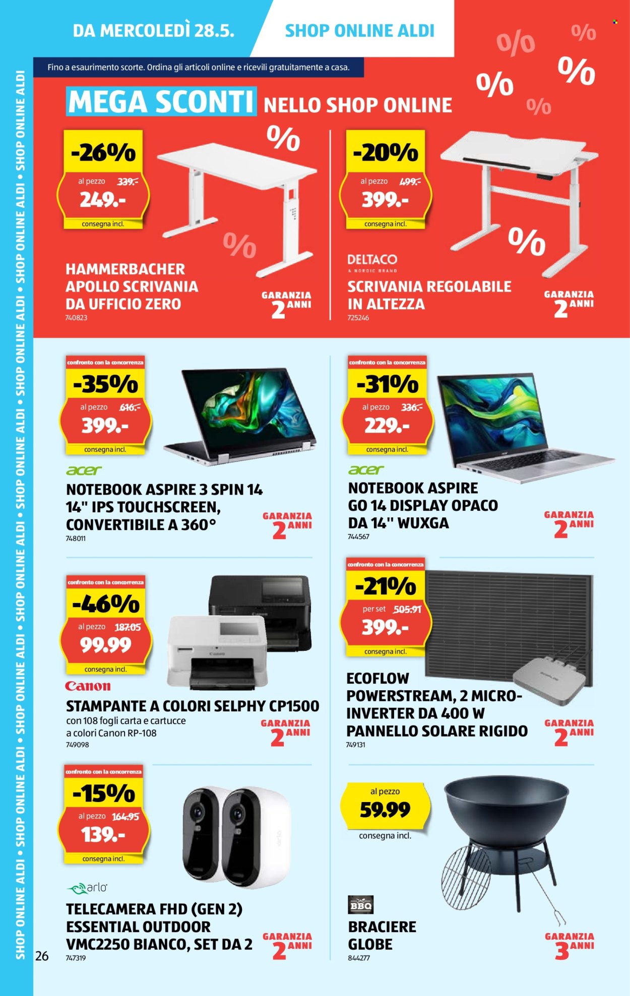 Volantino Aldi - 28.5.2025 - 4.6.2025. Pagina 26.