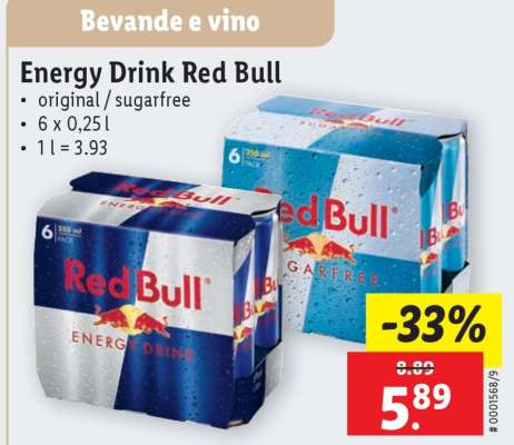 Energy Drink Red Bull