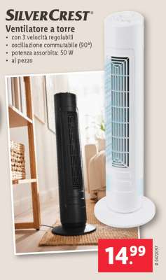 SilverCrest Ventilatore a torre